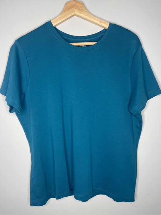 L.L. Bean Tops - L.L. Bean Teal Blue Crewneck Short Sleeve Tee (X-Large Petite)